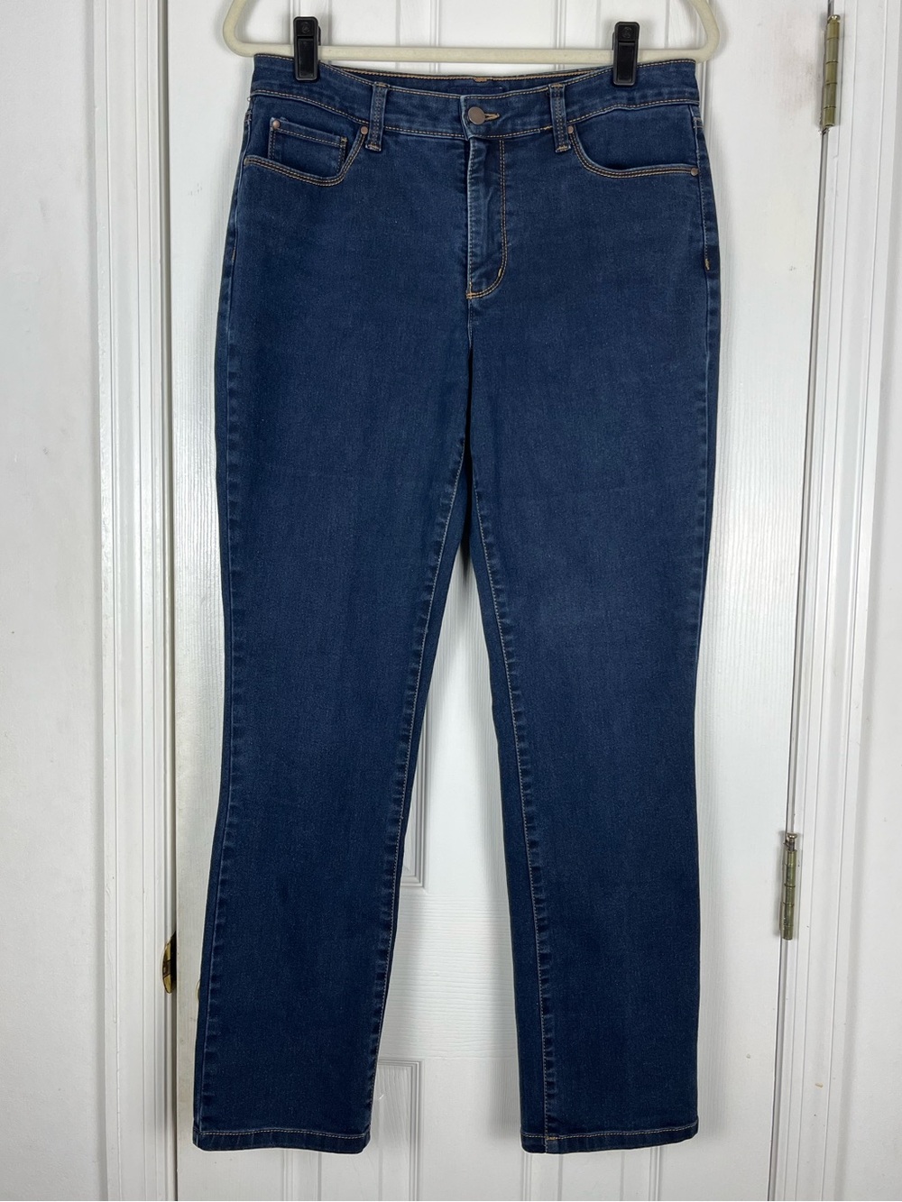 Charter Club Lexington Straight Jeans Sz 12 Stretch Denim